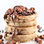pancakes with chocolate hazelnut spread