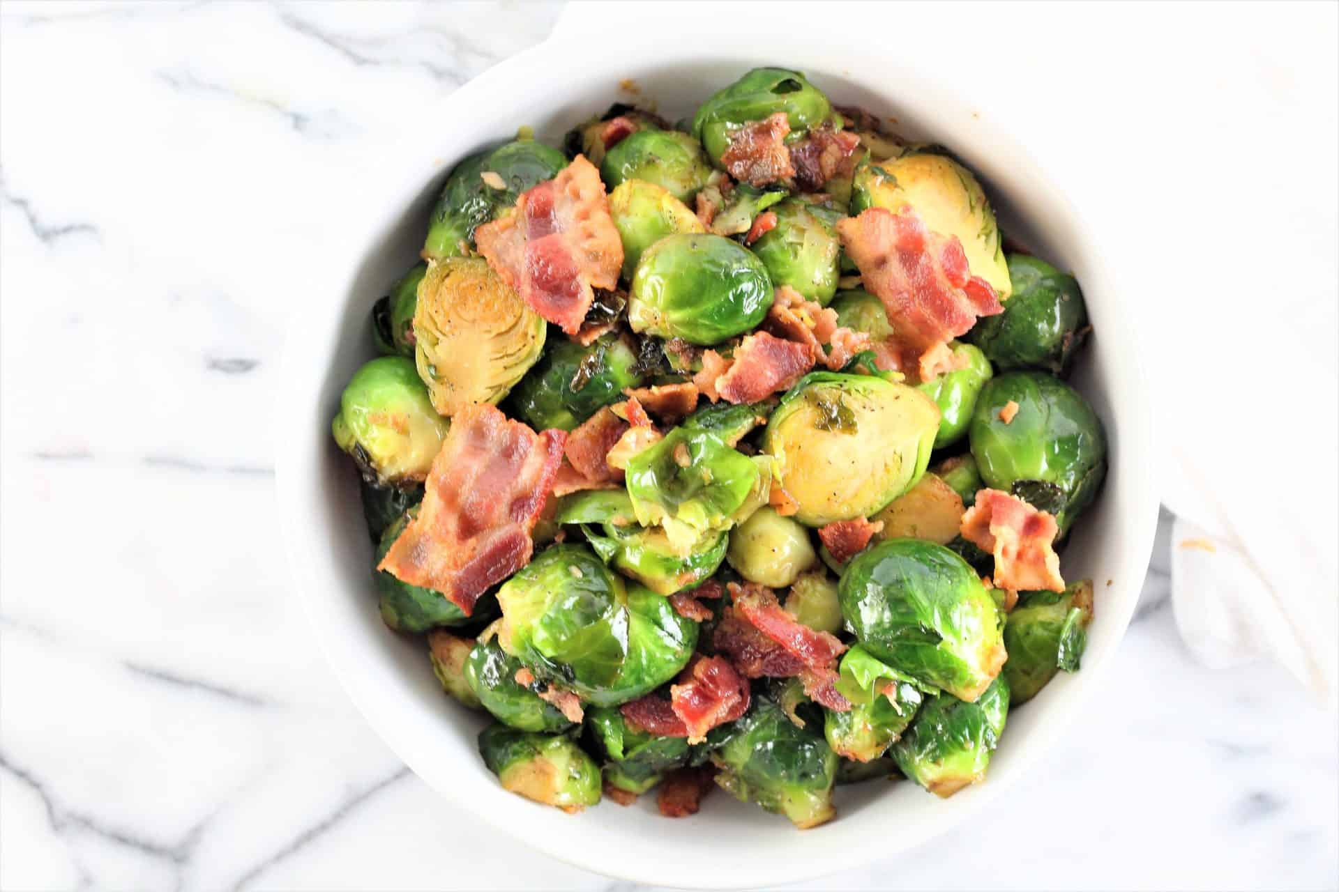 maple bacon brussel sprouts