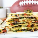 quesadillas with black beans and veggies