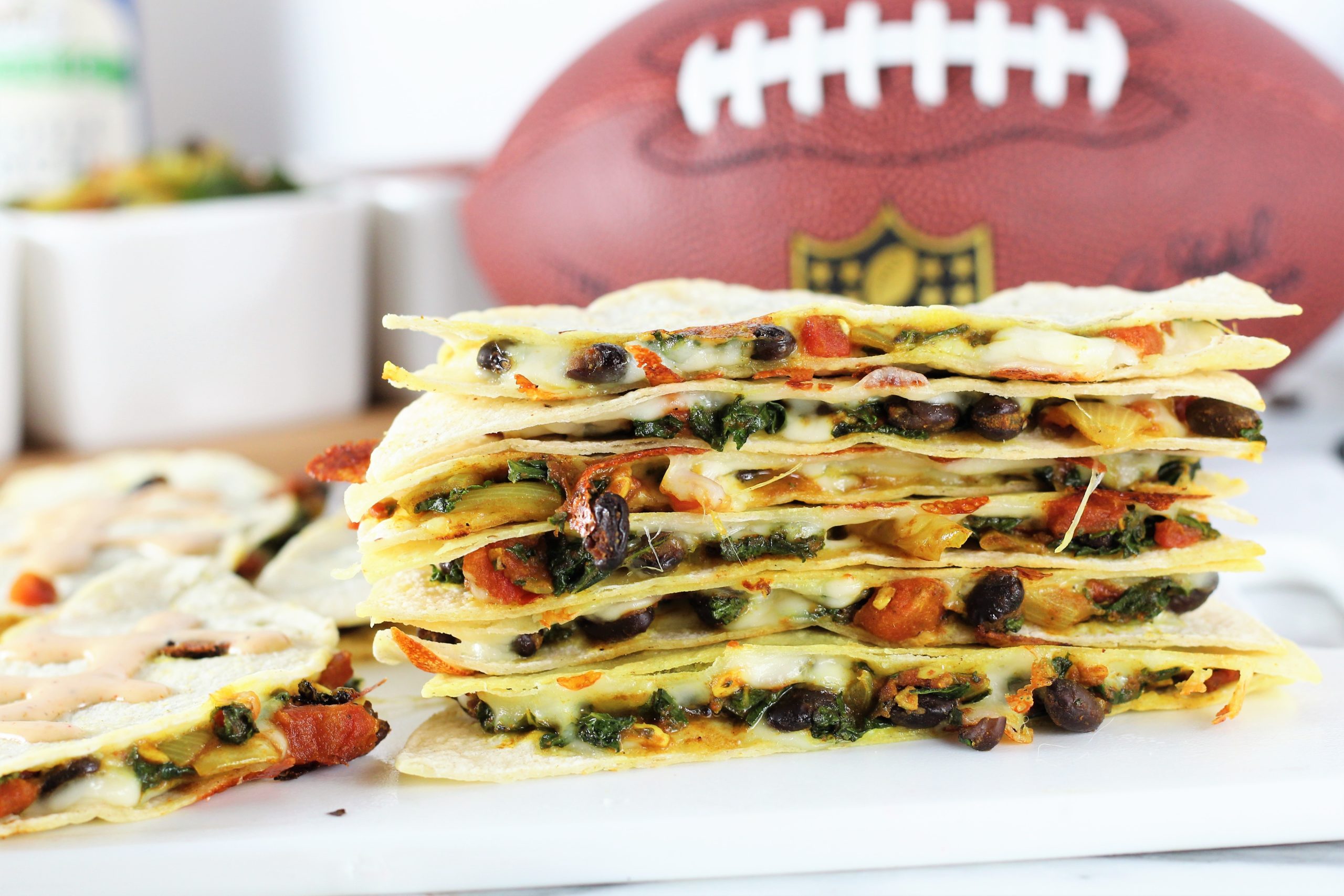 quesadillas with black beans and veggies