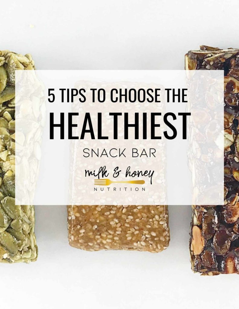 healthiest snack bar graphic