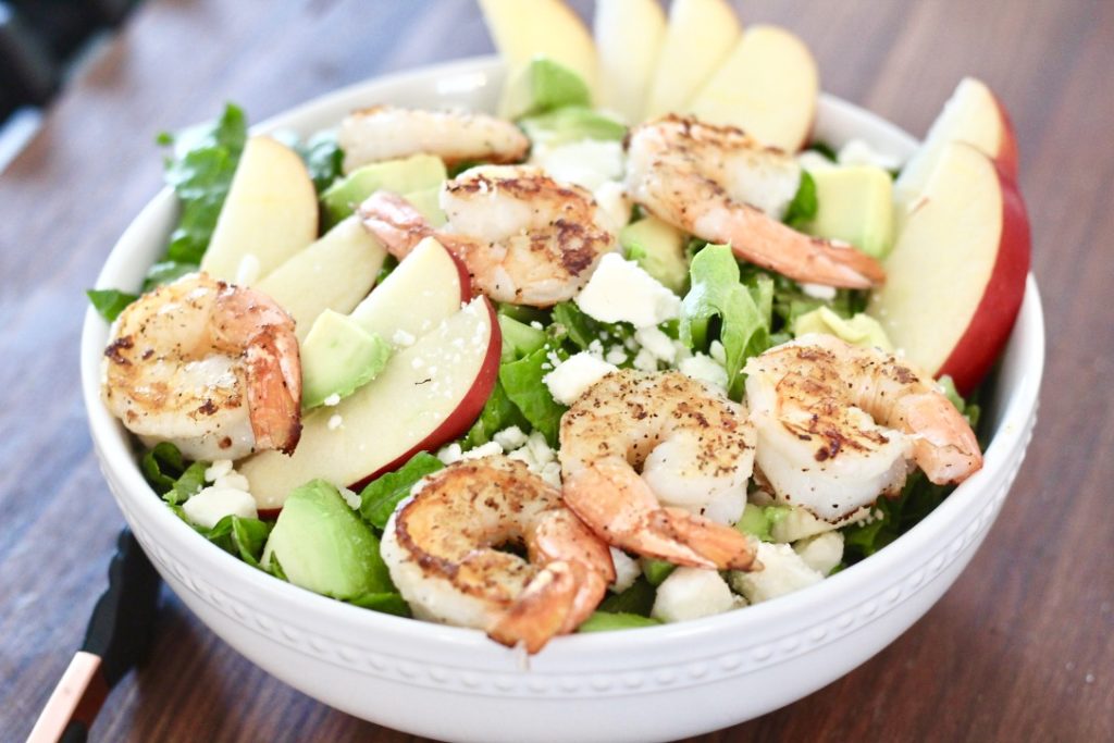 shrimp and apples in salad how to cook shrimp