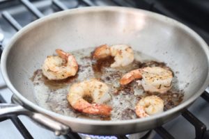 cooked shrimp saute on pan how to cook shrimp