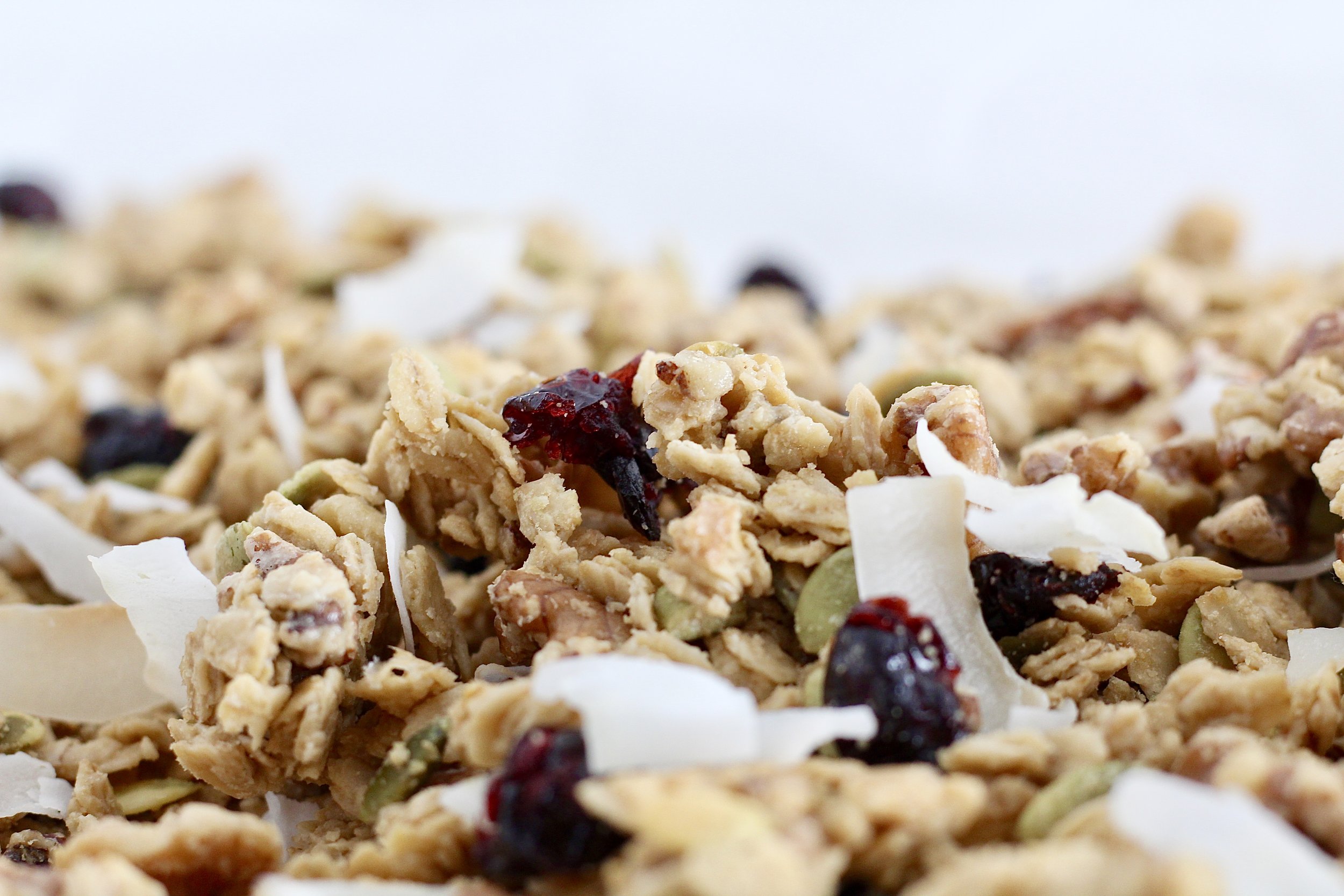  Cranberry Maple Tahini Granola 