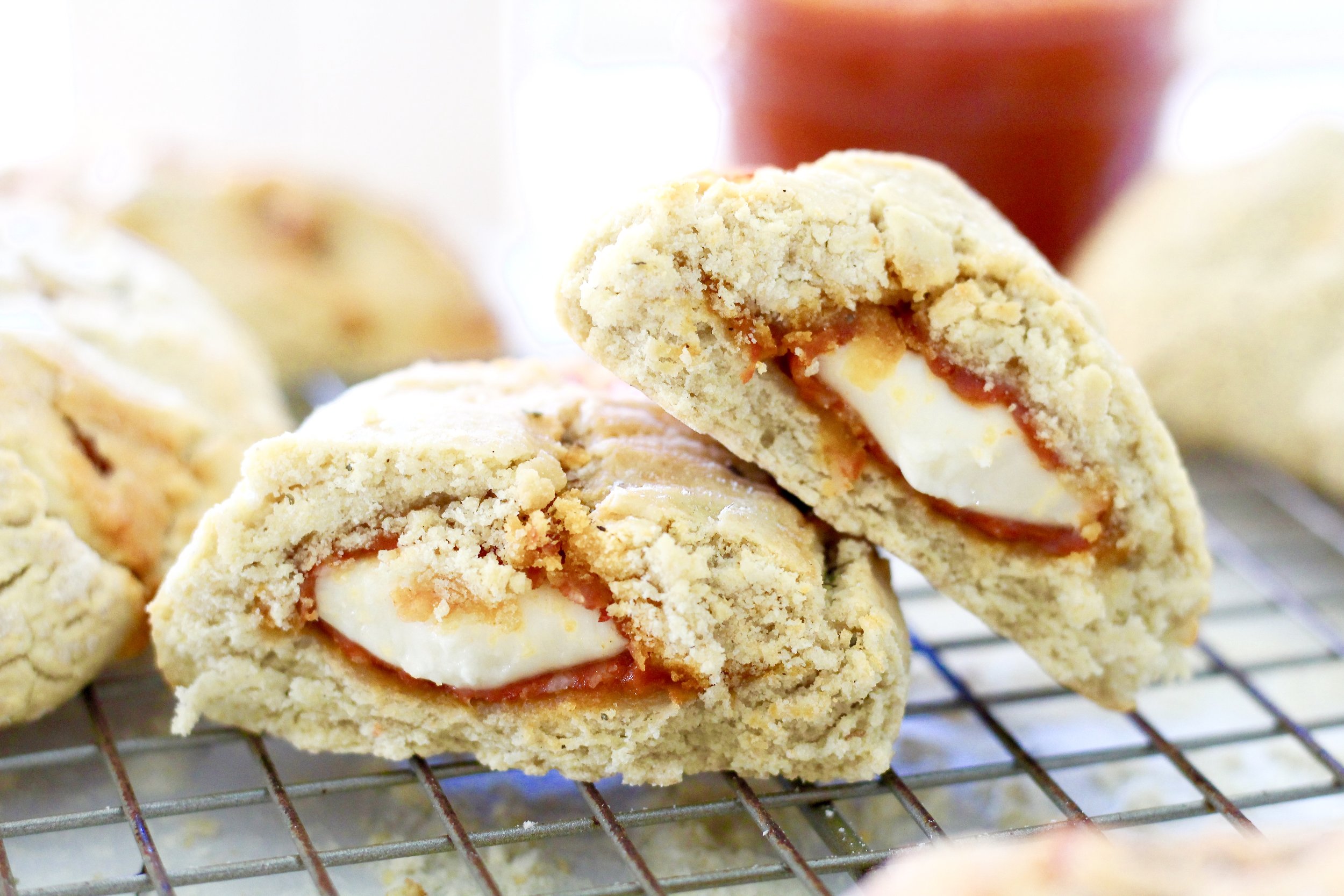 Gluten Free Pepperoni Pizza Pockets | Milk & Honey Nutrition Gluten Free Pepperoni Pizza Pockets