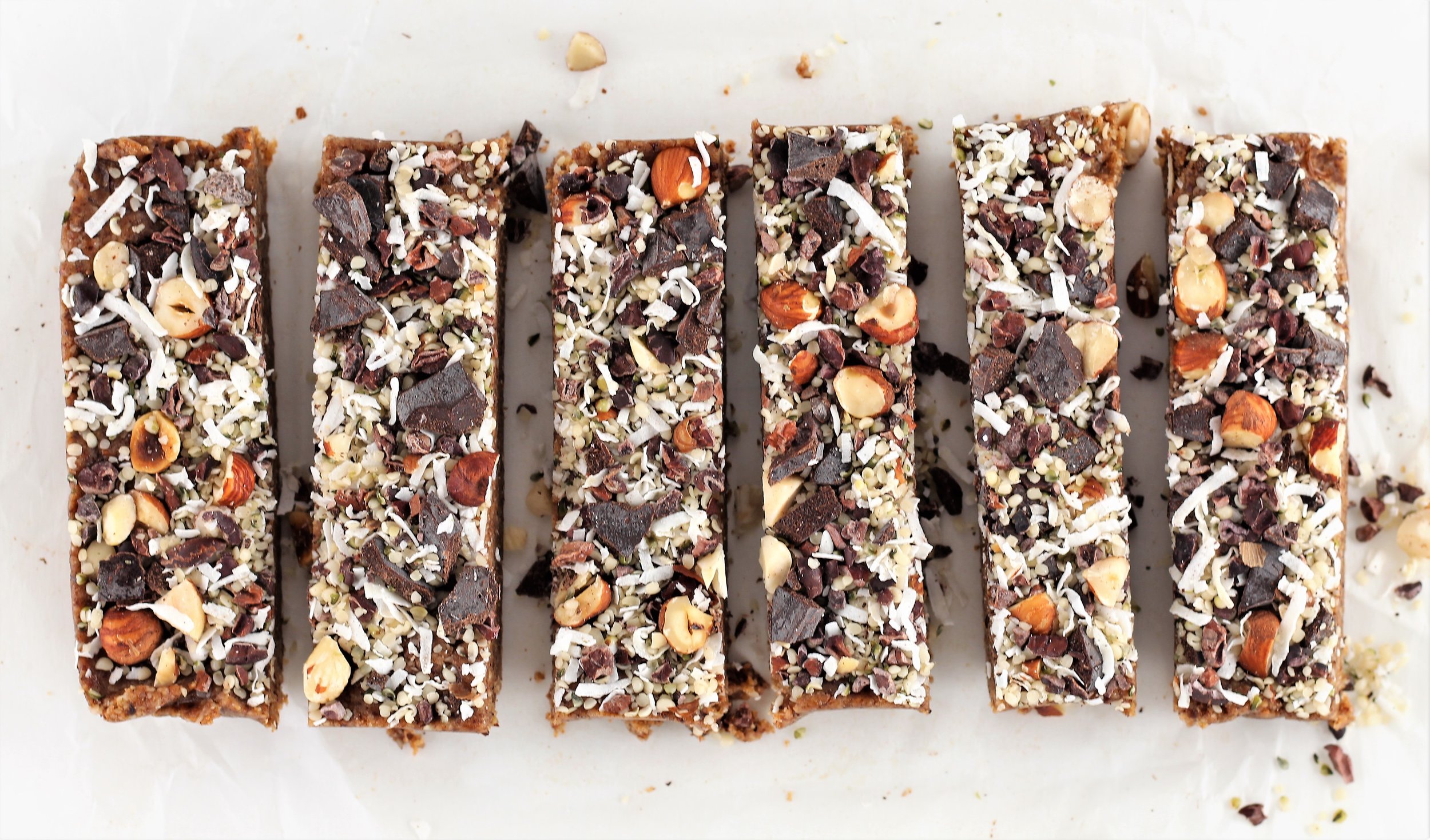 Grain Free Hazelnut Magic Cookie Bars