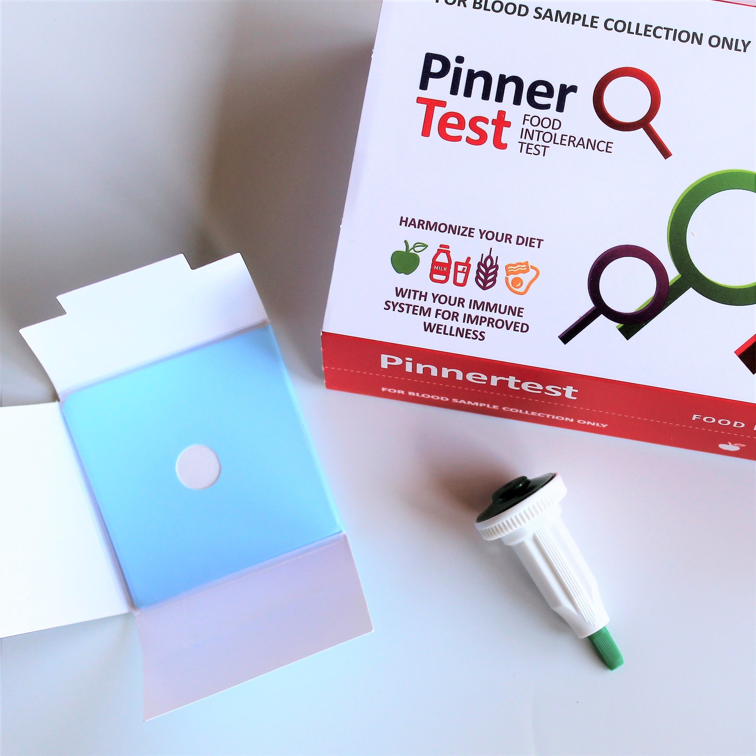 pinner test food intolerance test box