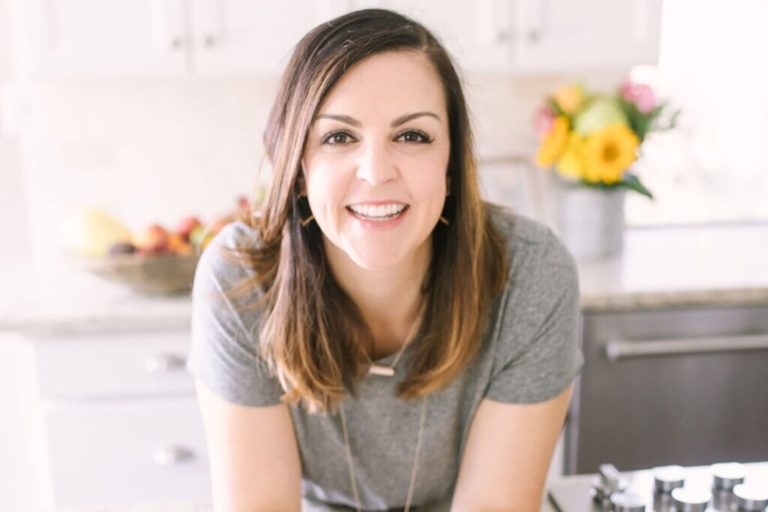 Mary Ellen Phipps dietitian in kitchen