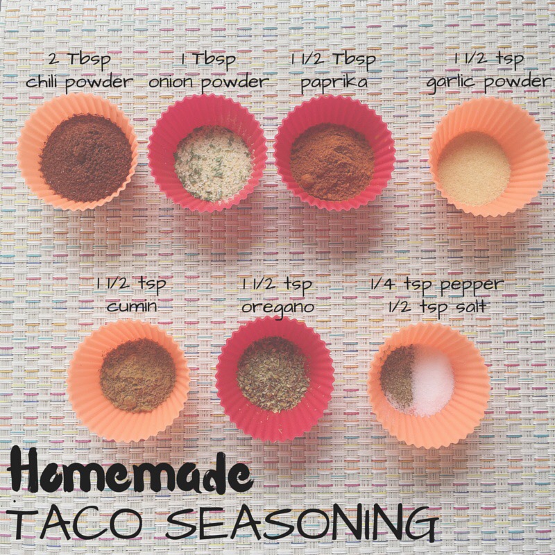  Homemade taco seasoning can go on veggies, meat, rice, etc. Click the image above for my recipe and more ways I like to use this mix... and also check out my  Mexican Riced Cauliflower ! 