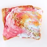Watercolor Toast with no artificial dyes