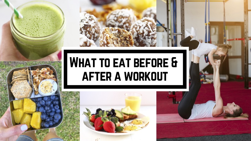  What to eat before and after a workout 