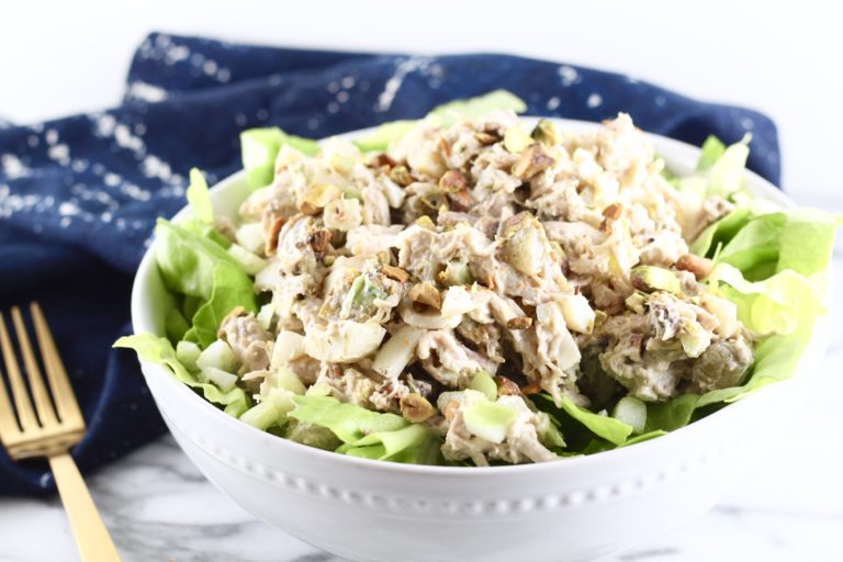 crunchy pistachio chicken salad