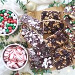 Gluten Free Christmas Cracker Candy with bowls of candy