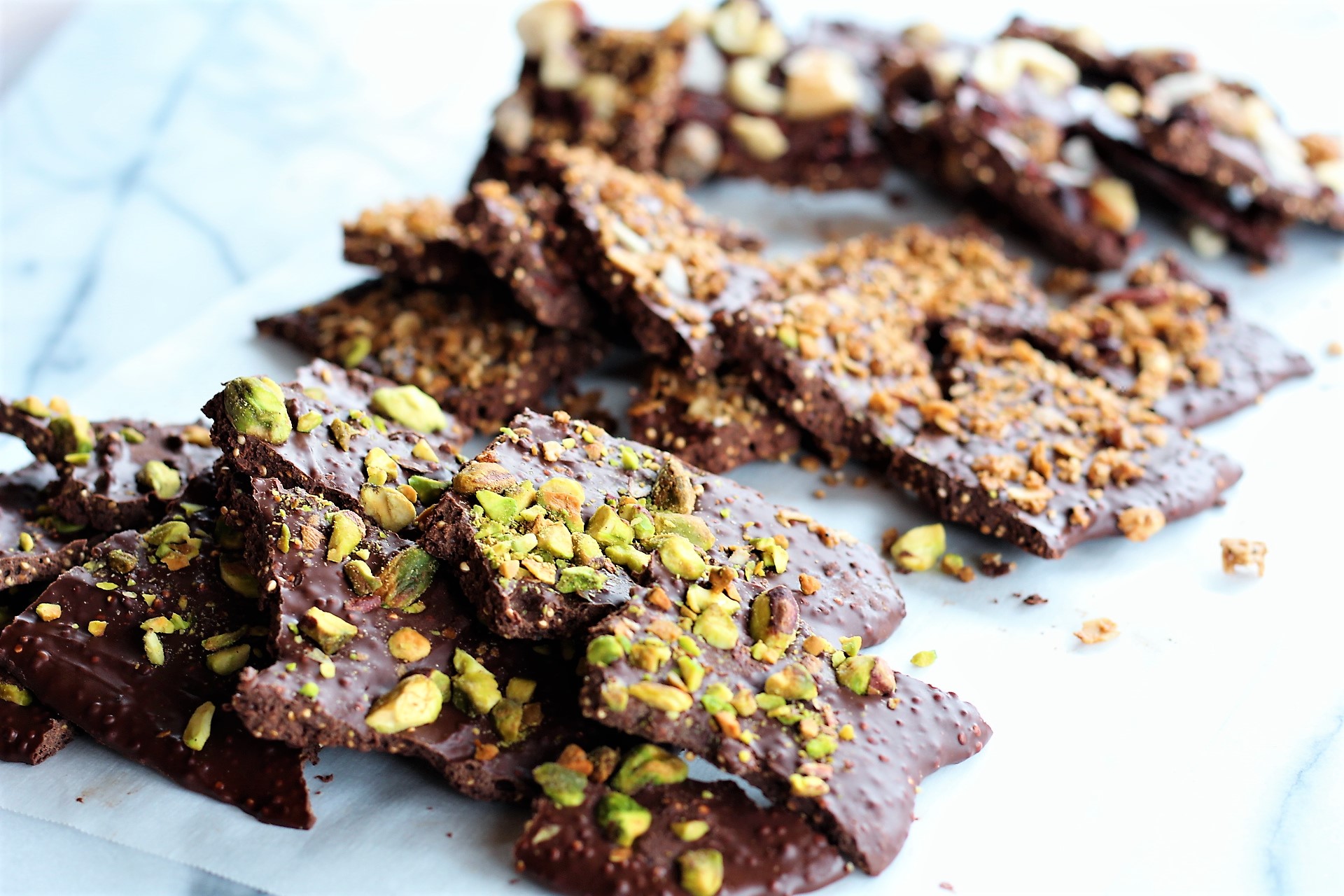  Pistachio Almond Chocolate Bark 