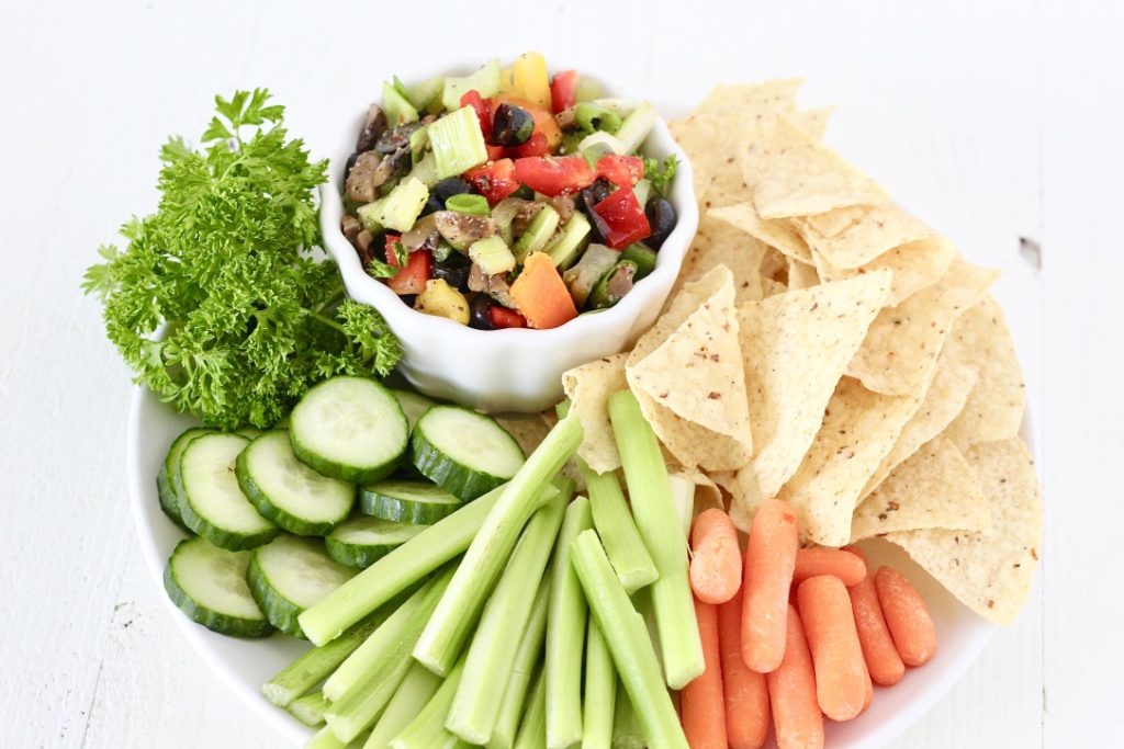 chip and dip platter dairy free