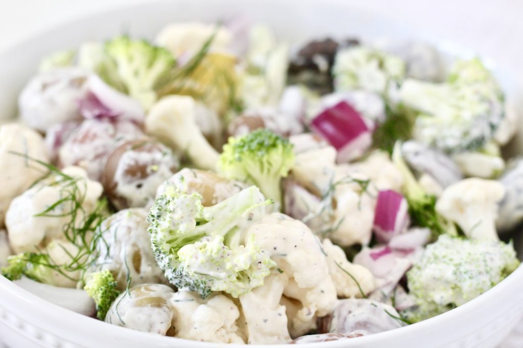 broccoli and potato salad
