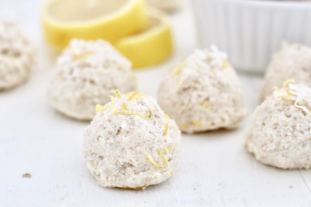 lemon cheesecake bites