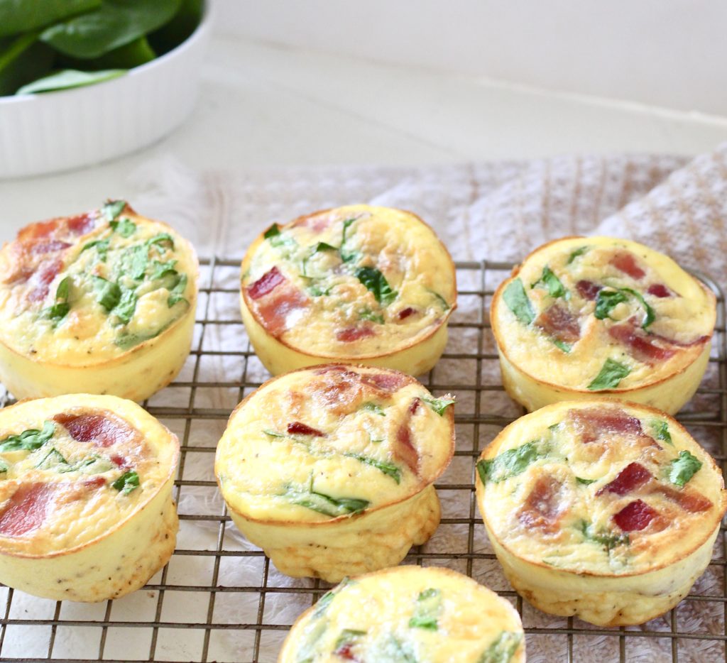 egg bites on cooling rack