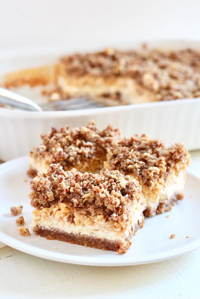 layered cheesecake bars gluten free