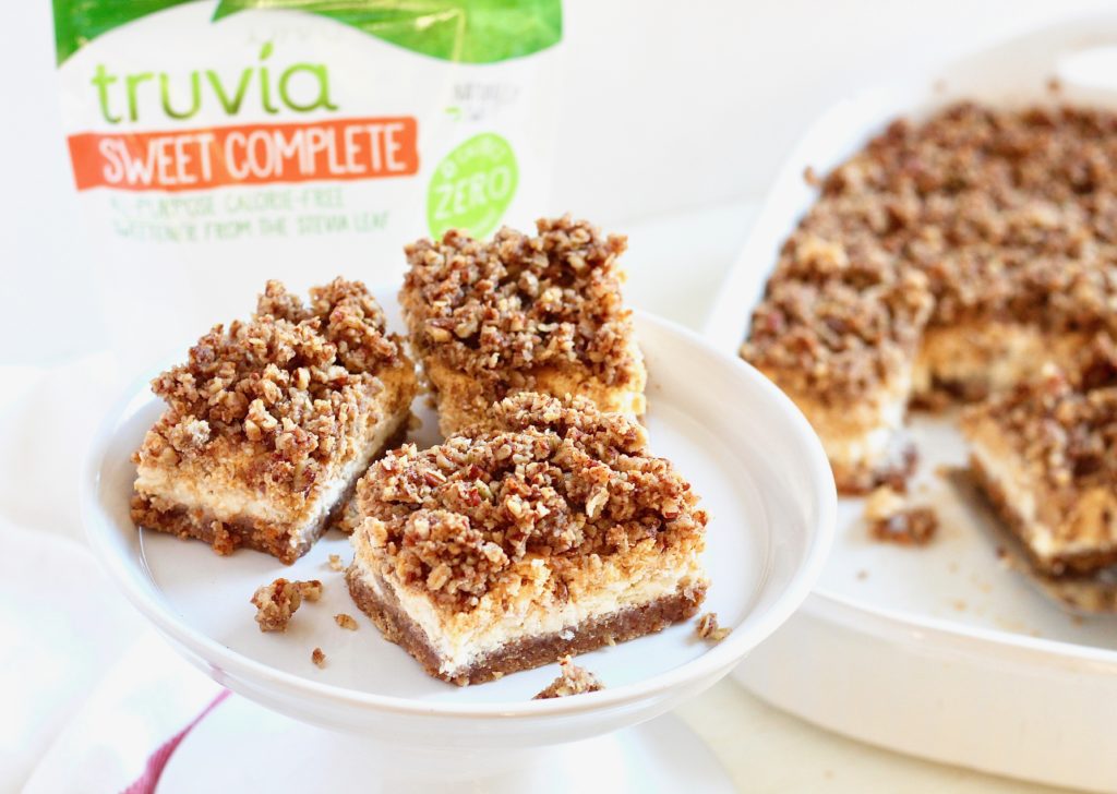 cheesecake bars made with trivia sweet complete