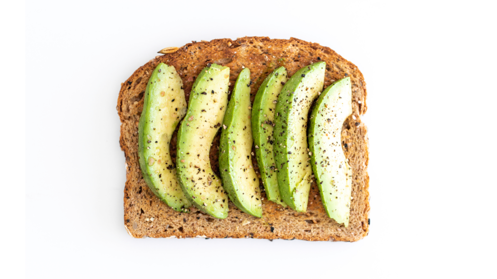 avocado toast whole grain bread low glycemic snacks for diabetes