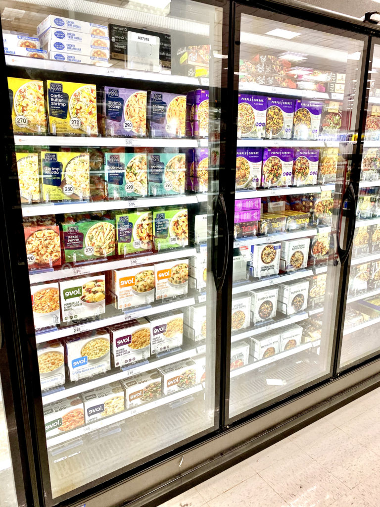 diabetes friendly frozen meals at grocery store