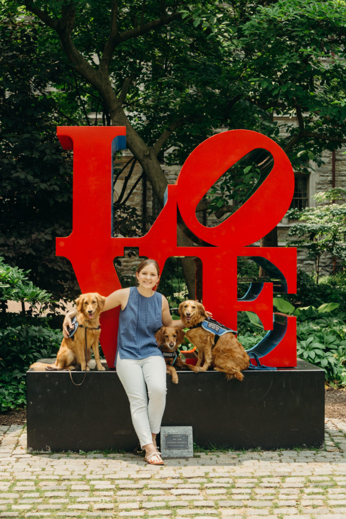 Libby with MD Dogs diabetes service dogs