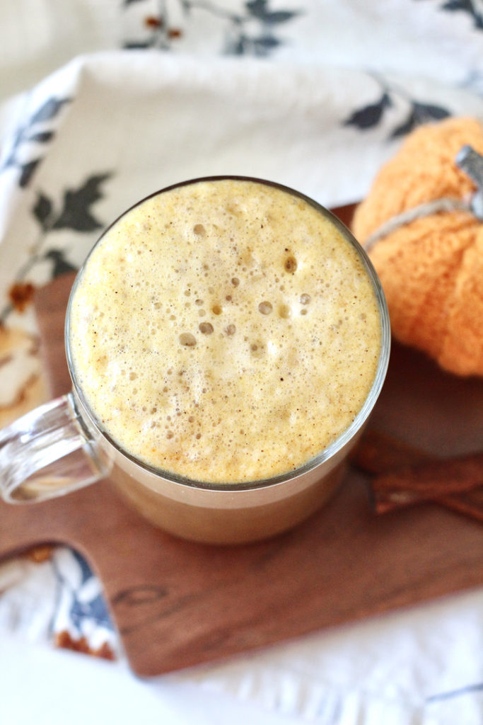 healthy pumpkin spice latte without whipped cream