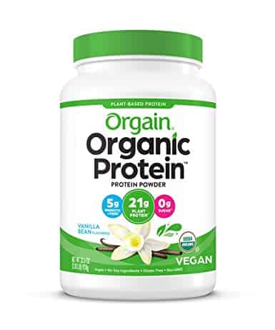 Vanilla Orgain protein powder