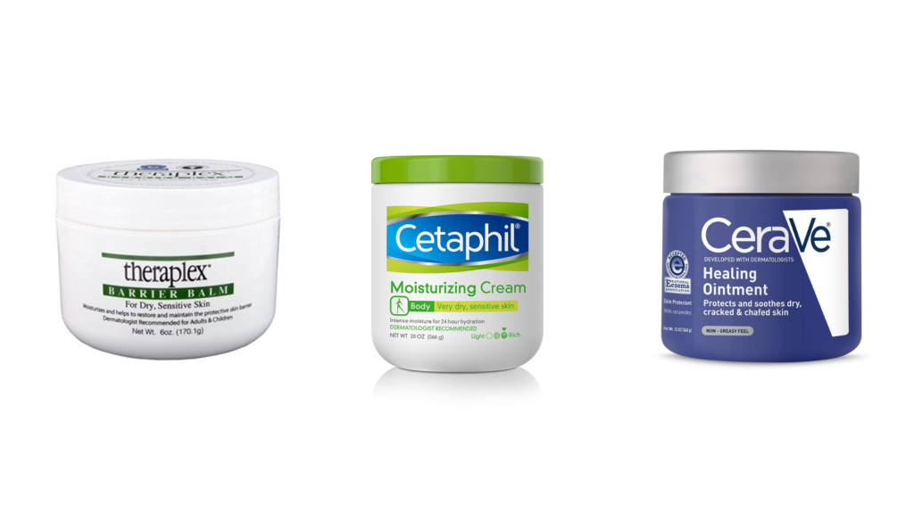 diabetes skin care products theraplex barrier balm cetaphil moisturizing cream cerave healing ointment