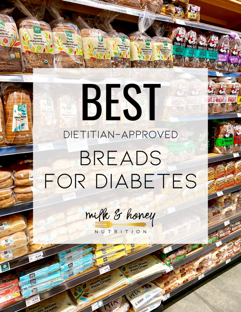 best breads for diabetes graphic