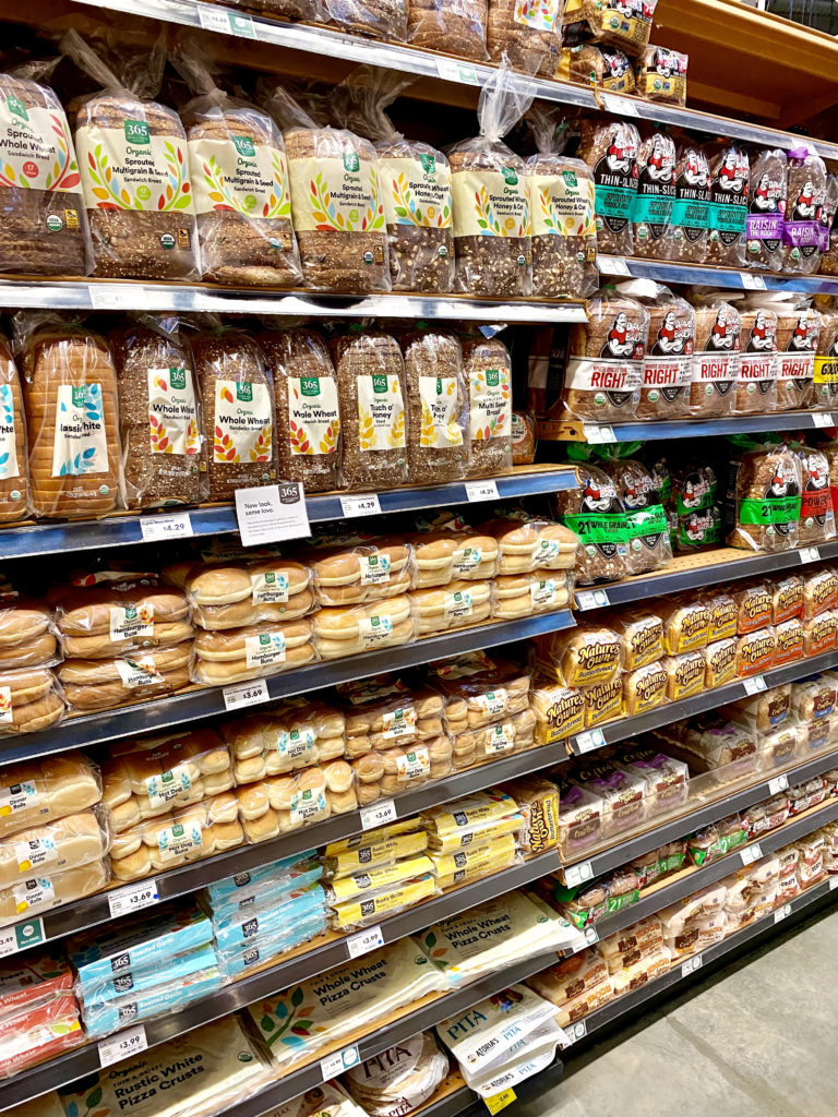 bread aisle at whole foods best bread for diabetes