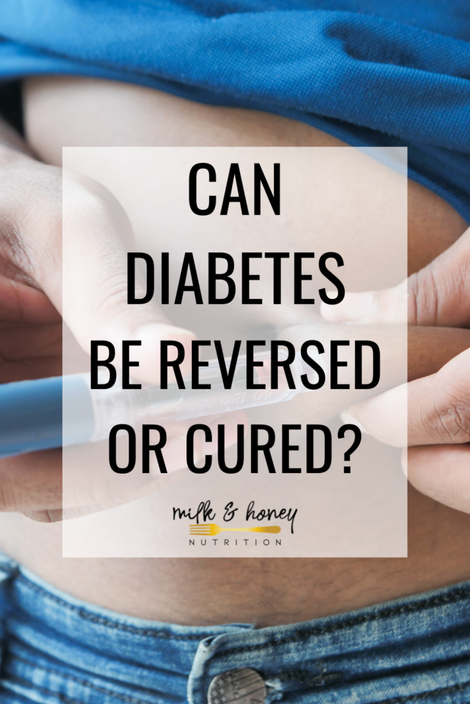 can diabetes be reversed graphic