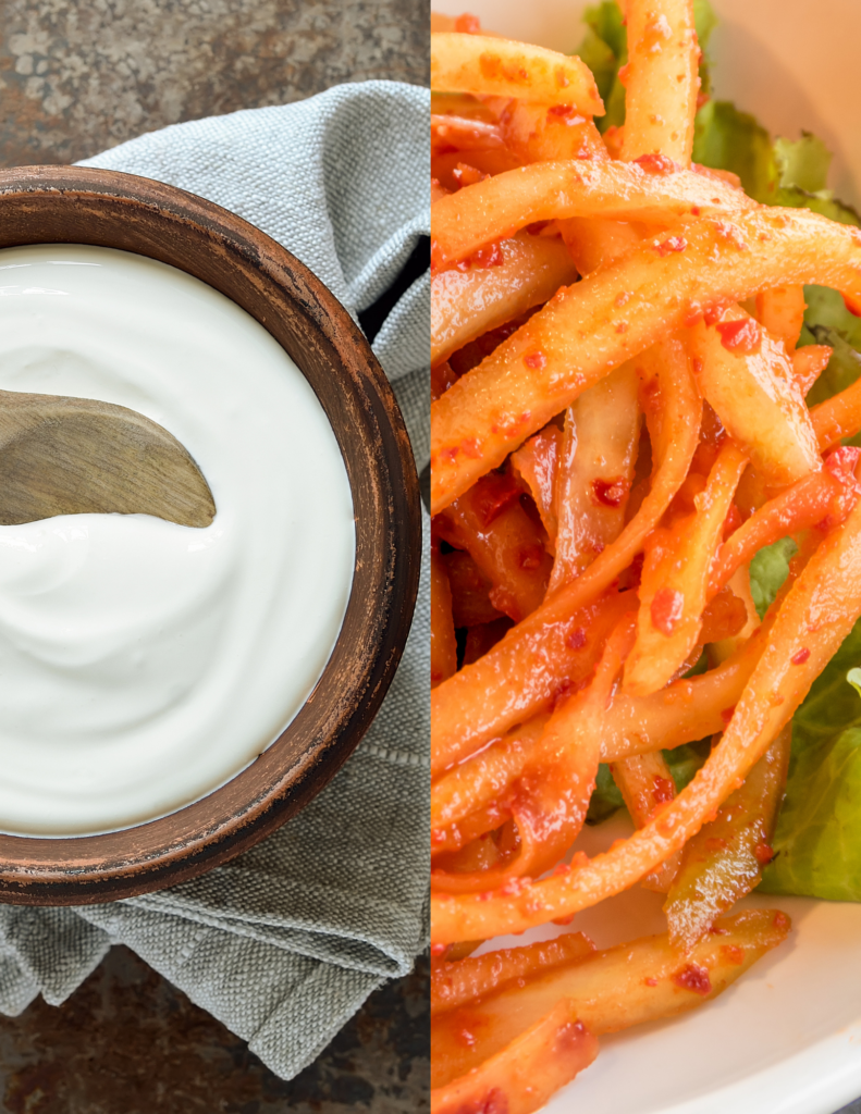 What foods help lower blood sugar fermented foods yogurt kimchi | Milk & Honey Nutrition fermented foods for lowering blood sugar
