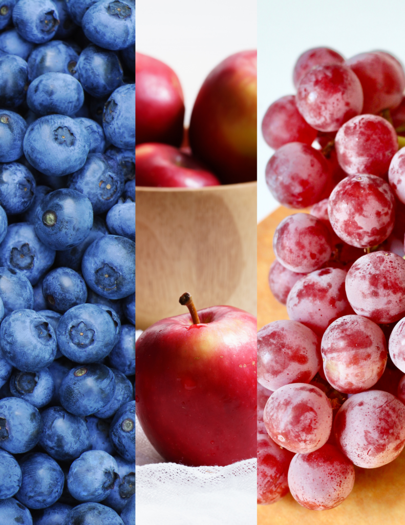 foods that help lower blood sugar blueberries apples grapes