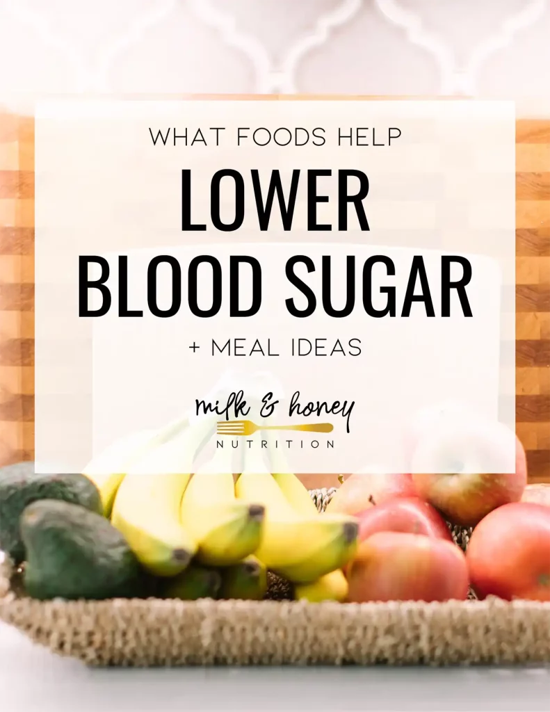 foods that lower blood sugar immediately