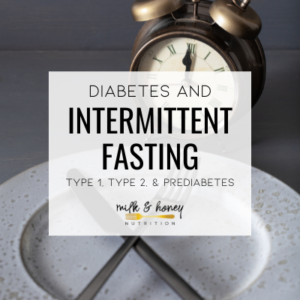 intermittent fasting and diabetes graphic