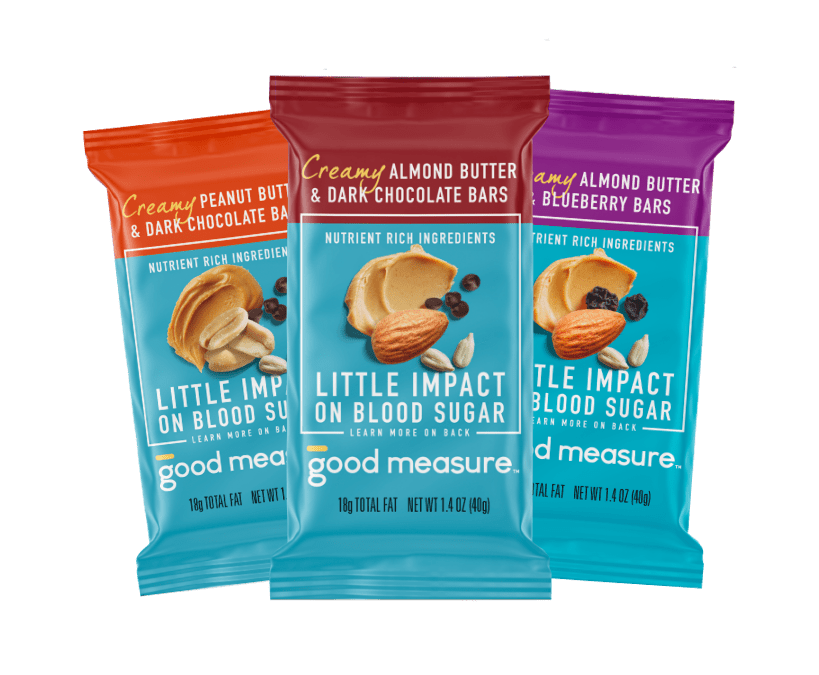 good measure bars three flavors with nutrient dense foods