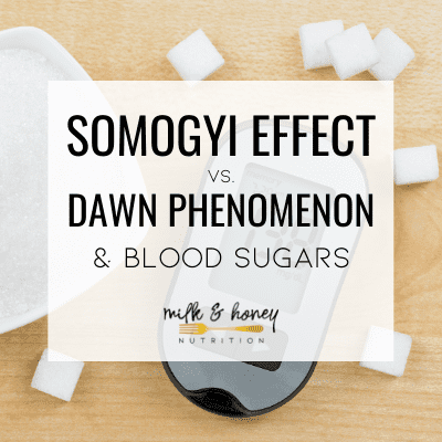 somogyi effect v dawn phenomenon graphic