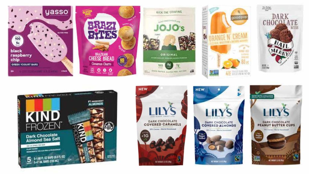 packaged snacks for diabetes desserts | Milk & Honey Nutrition desserts for diabetes lily's chocolate jojos chocolate kind frozen bars goodpop pops packaged snacks for diabetes