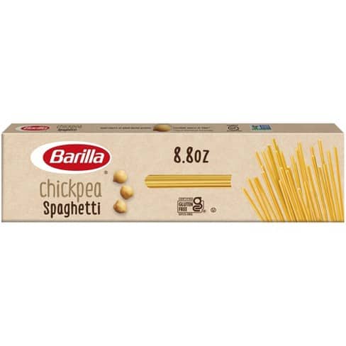 barilla chickpea spaghetti low carb pasta