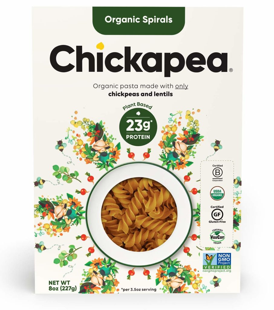 chickapea pasta low carb pasta