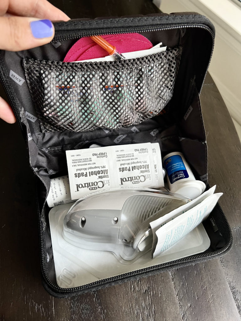 diabetes supplies for flying with type 1 diabetes