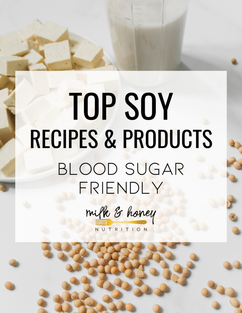 top soy recipes graphic