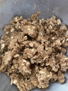 gluten free apple crisp breading mixture