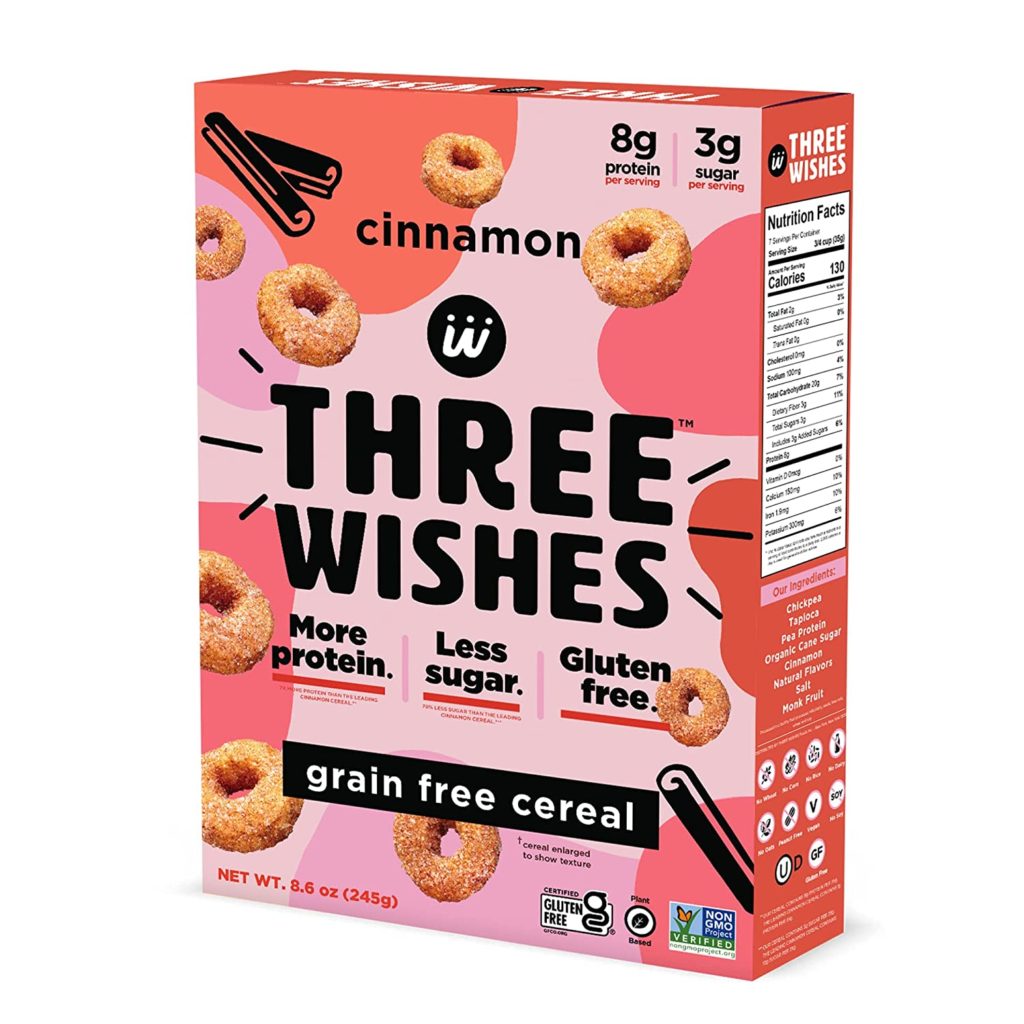 three wishes cinnamon cereal for diabetes
