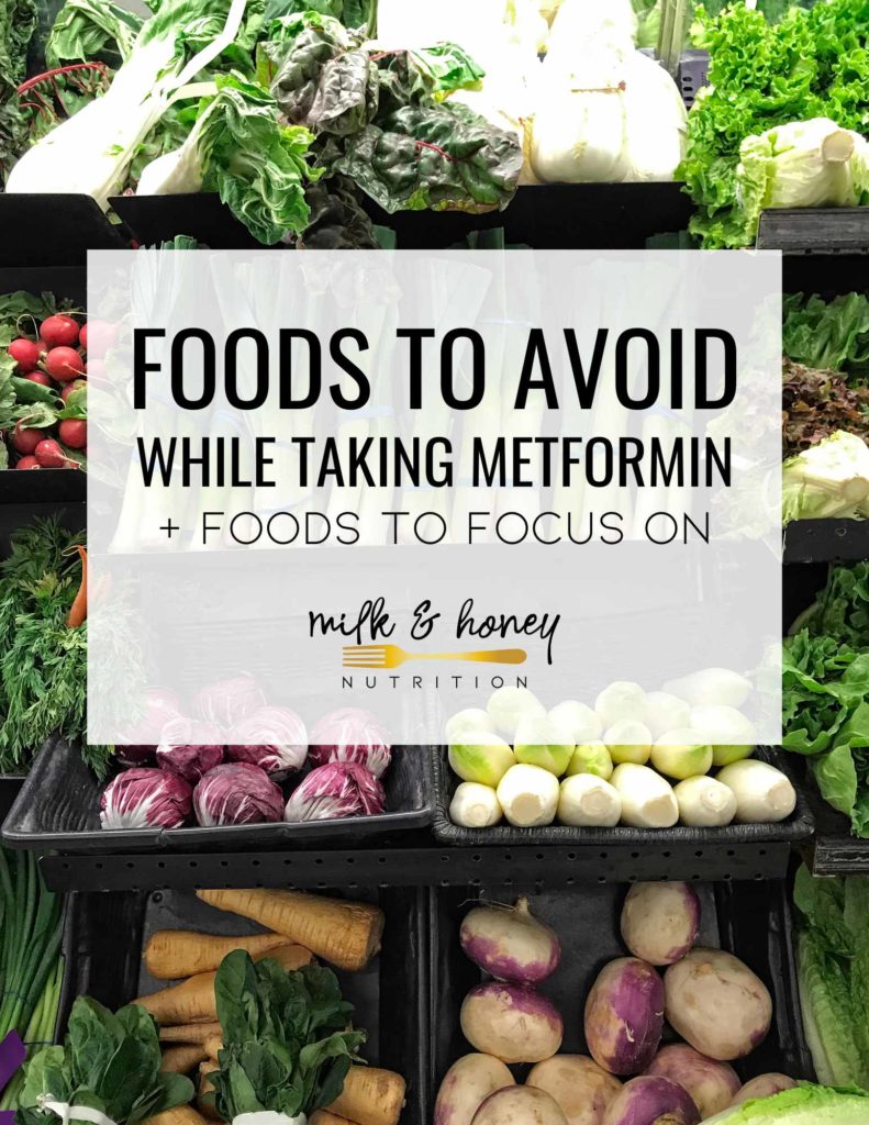 foods to avoid while taking metformin cover | Milk & Honey Nutrition foods to avoid while taking metformin