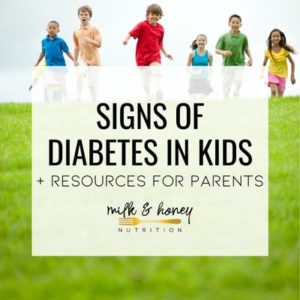signs of diabetes in kids