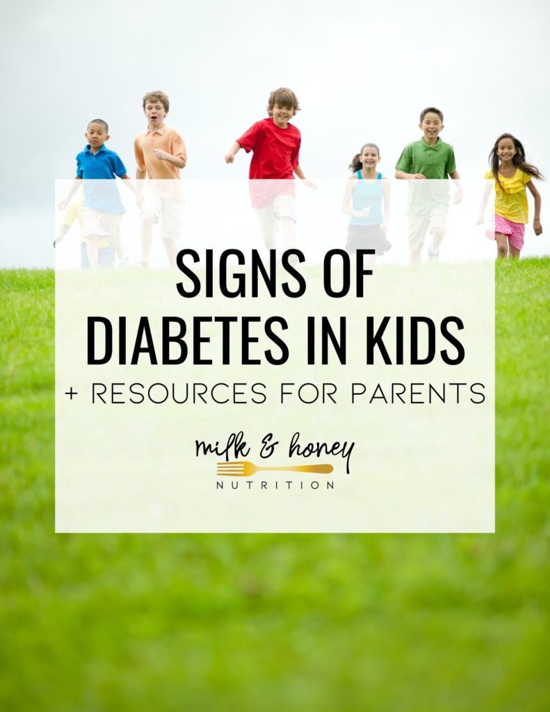 signs of diabetes in kids