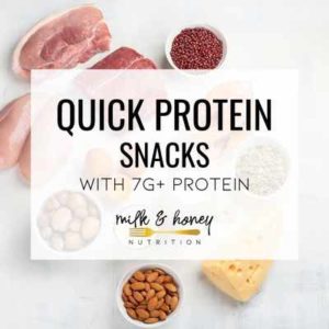 quick protein snacks for blood sugars